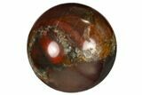 .9" Polished Bloodstone Sphere - Photo 3